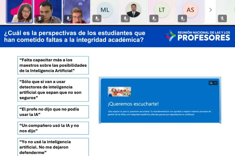 Faltas integridad de alumnos