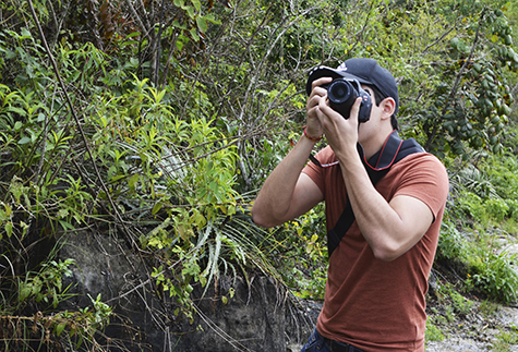 Los chicos practicaron su pasión por la fotografía y la naturaleza