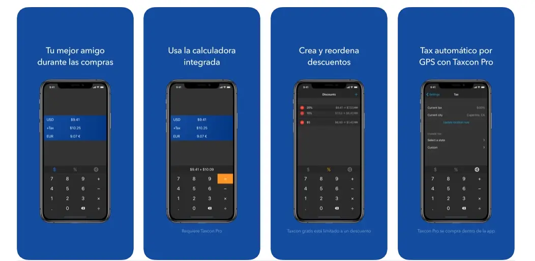Vista previa de la aplicación