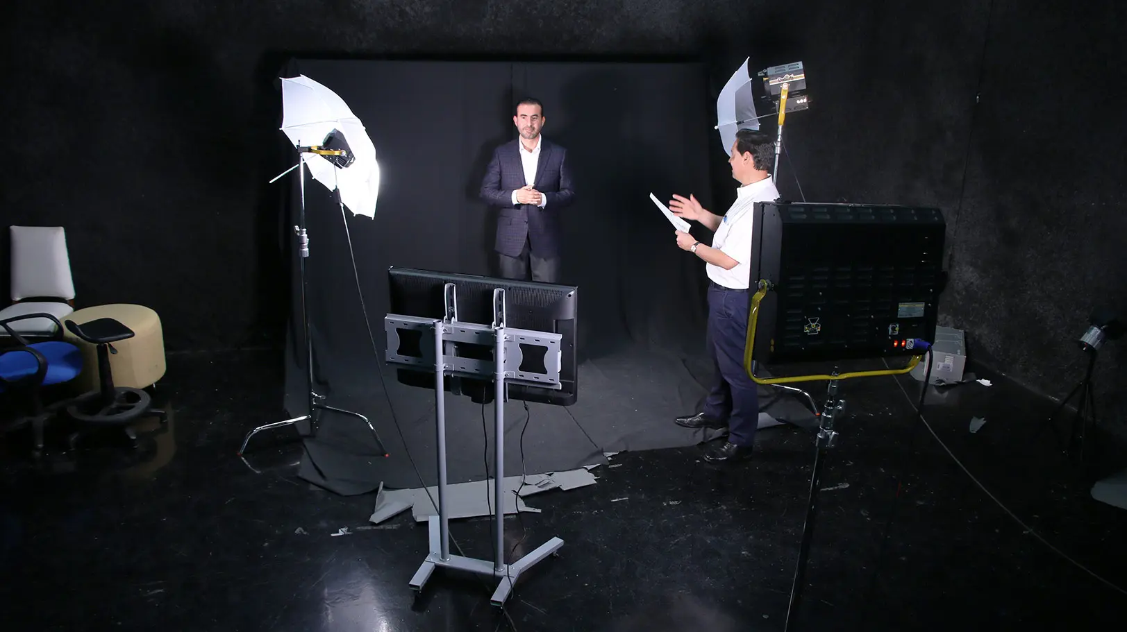 El estudio fotográfico donde comenzaron las proyecciones.