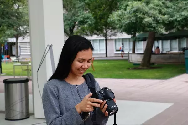 Durante sus estudios Larissa también fue parte de Conecta Monterrey como reportera.