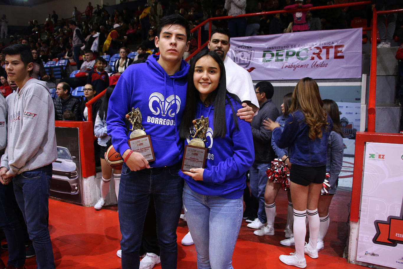 Ganadores del premio a mejores canasteros