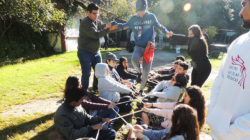 Alumnos en actividad de Aguilas