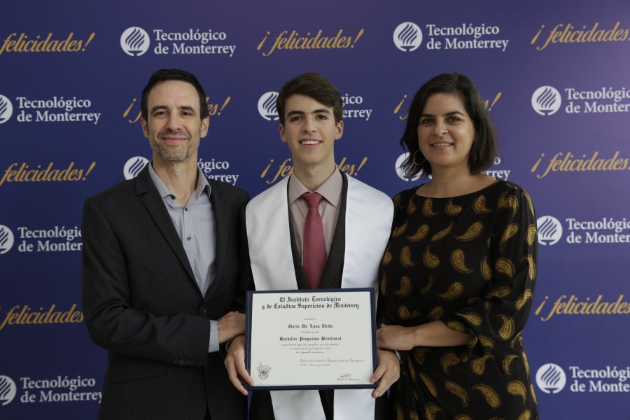 Darío de Luna graduado de PrepaTec Irapuato