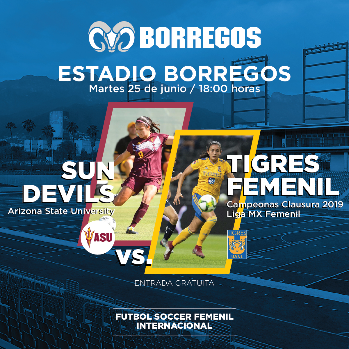 Tigres Femenil- Sun Devils