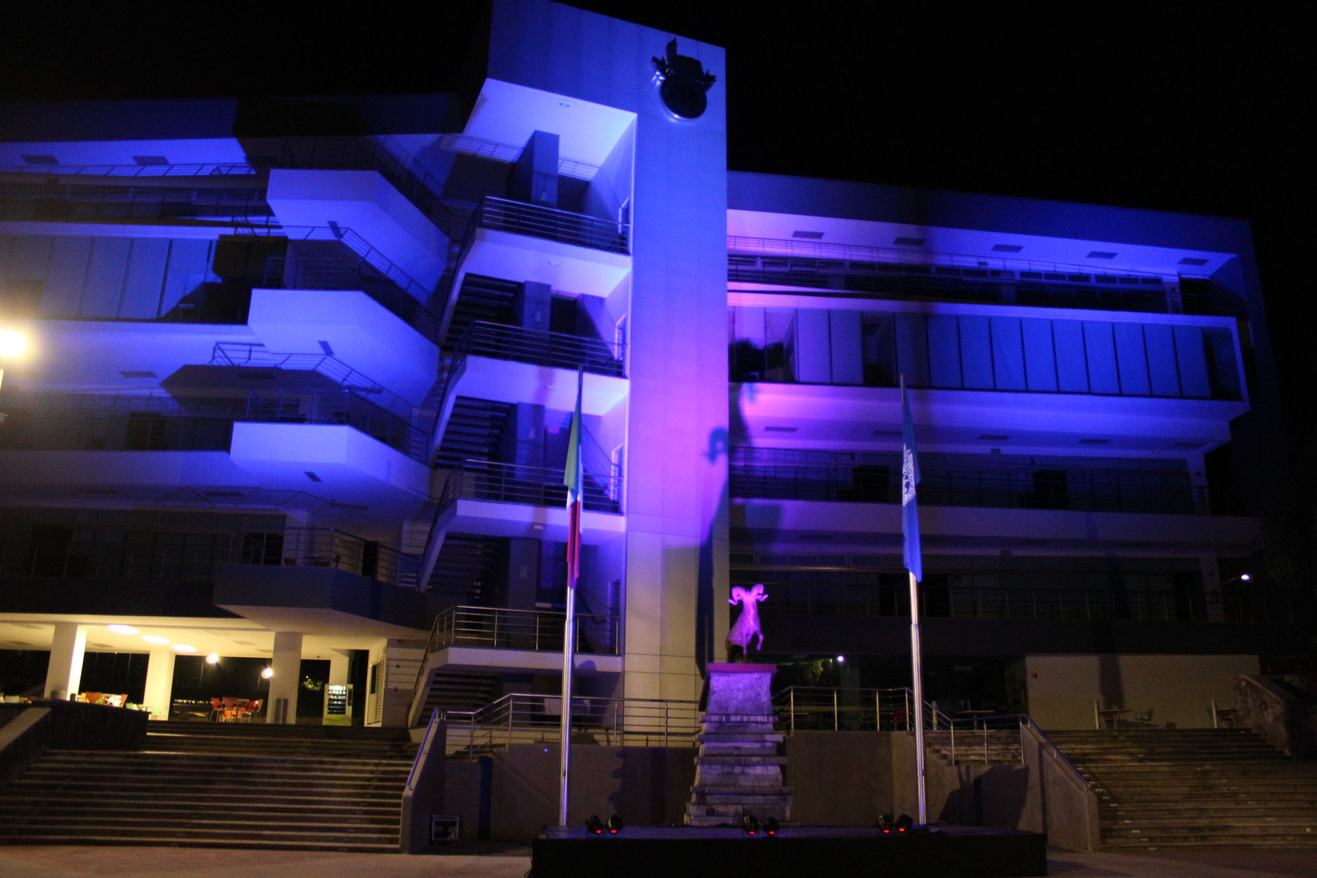 azul edificio 