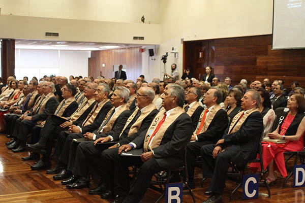 Se llevo a cabo una ceremonia en su honor en Sala Mayor