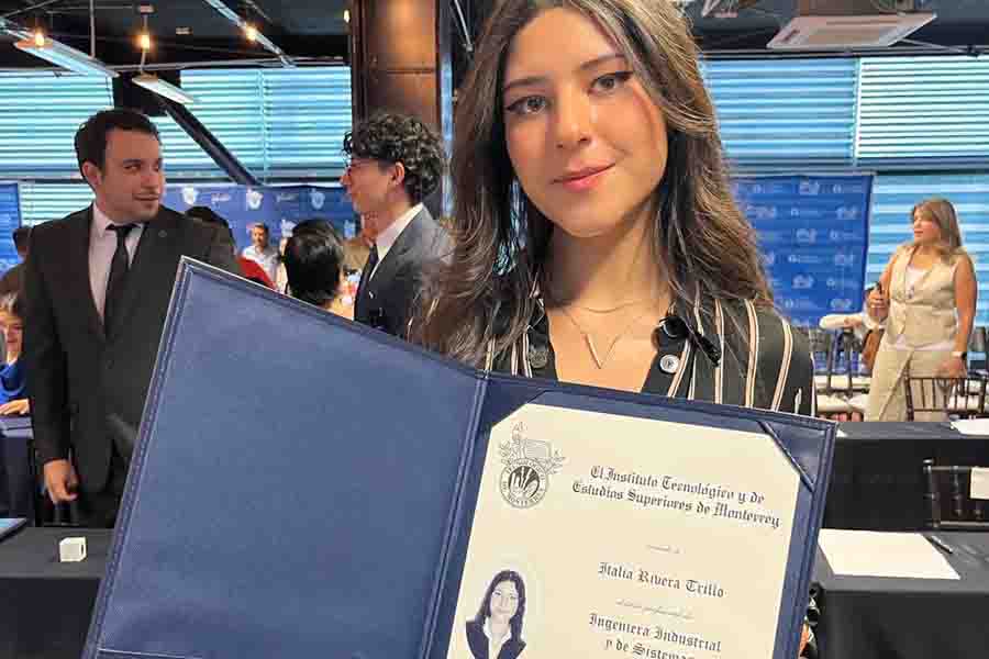 Italia Rivera se gradua de la carrera de ISS en Junio de 2024.