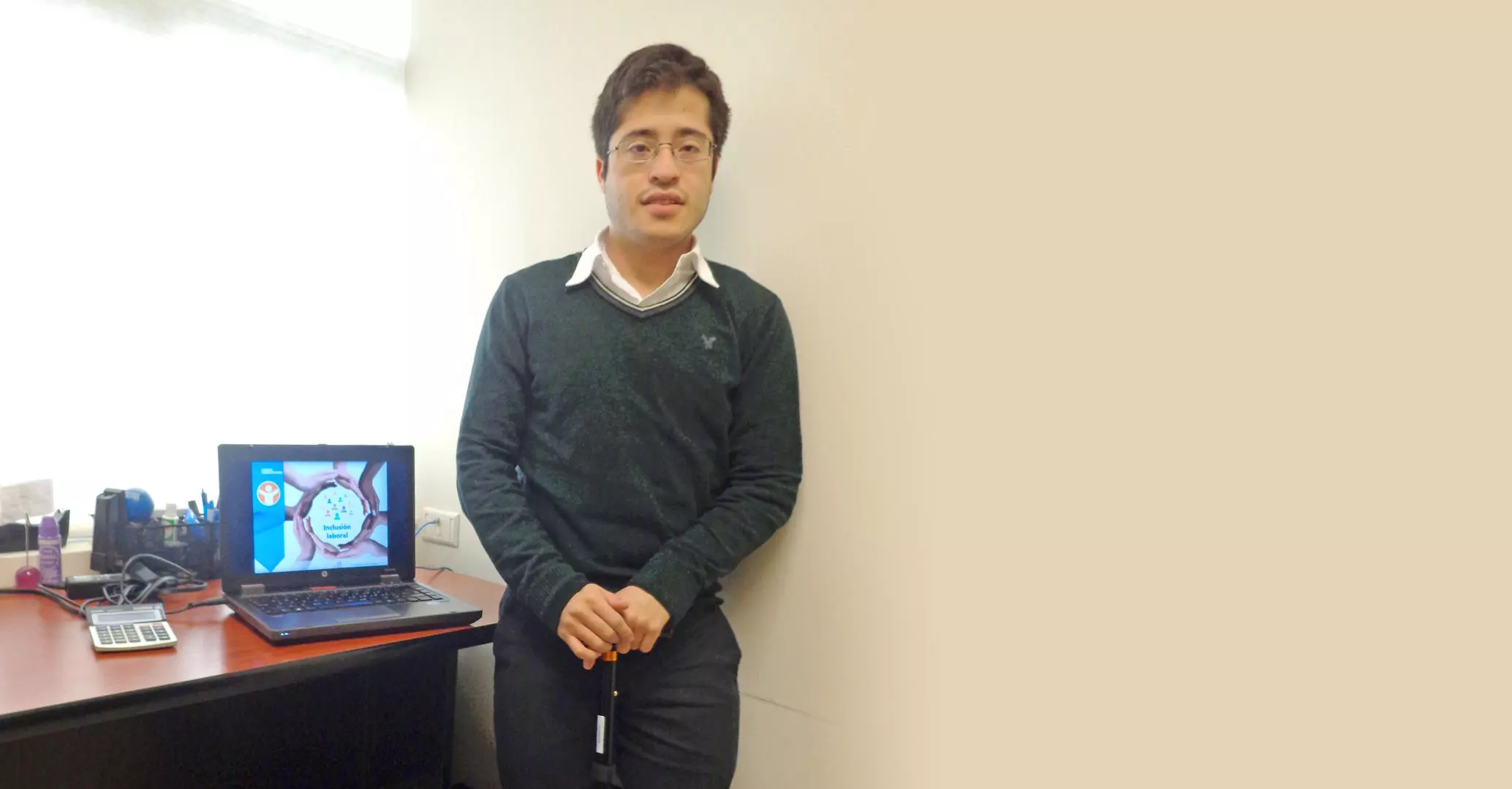 Jorge Ayala, coordinador de Inclusión y Accesibilidad en campus Monterrey