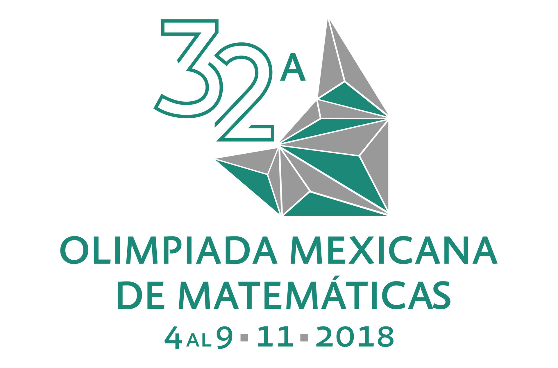 Logo de la 32 olimpiada de matemáticas mexicana