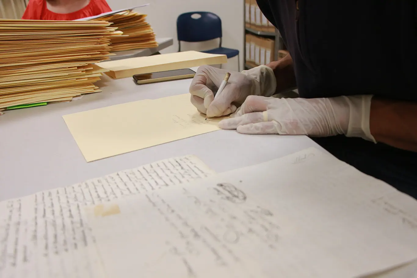 Manejo de algunos archivos históricos