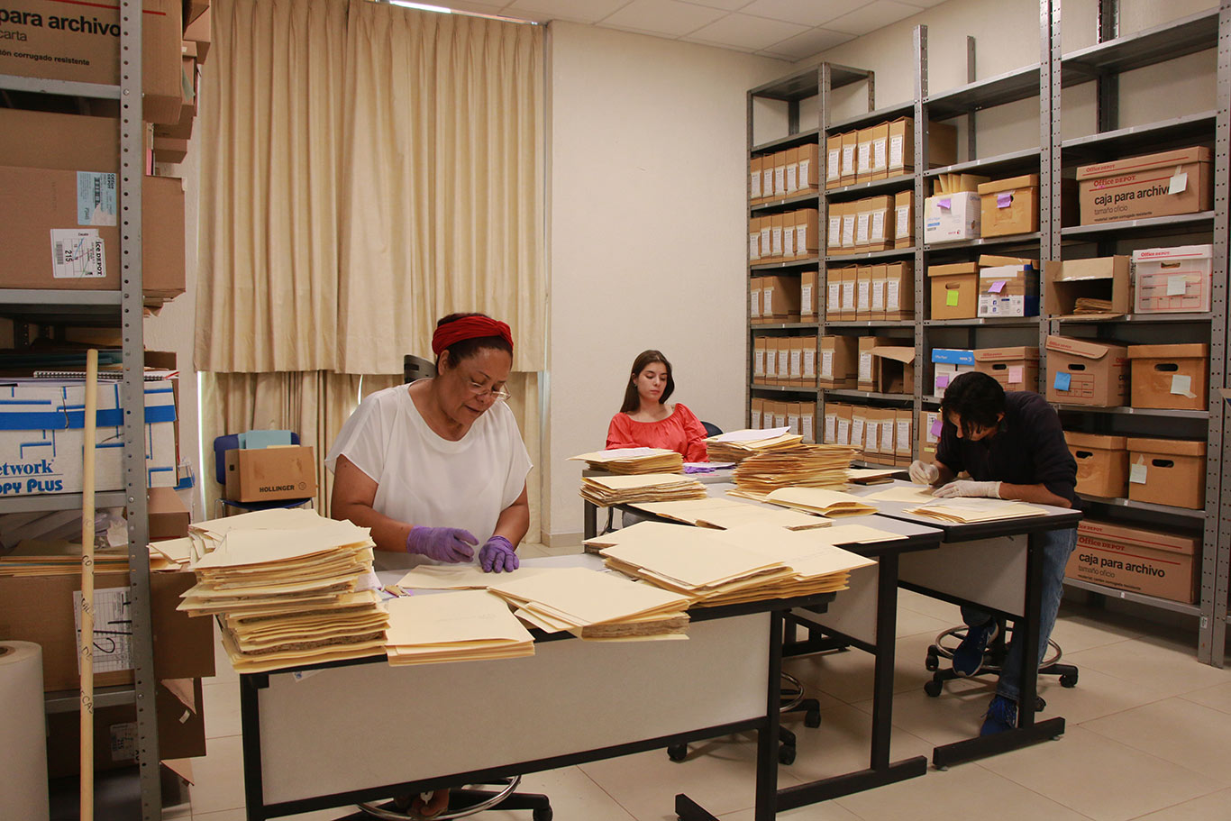 Equipo a cargo del Archivo Histórico