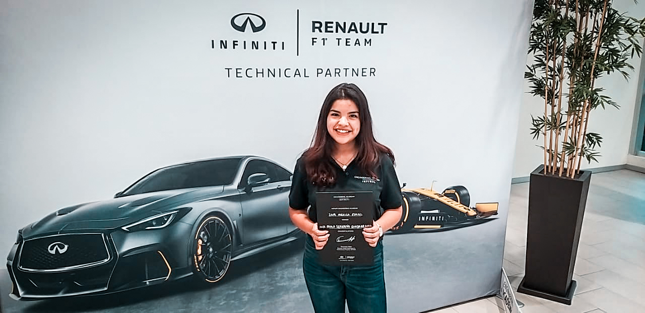 Ana Paola, primer mujer ganadora en Infiniti 