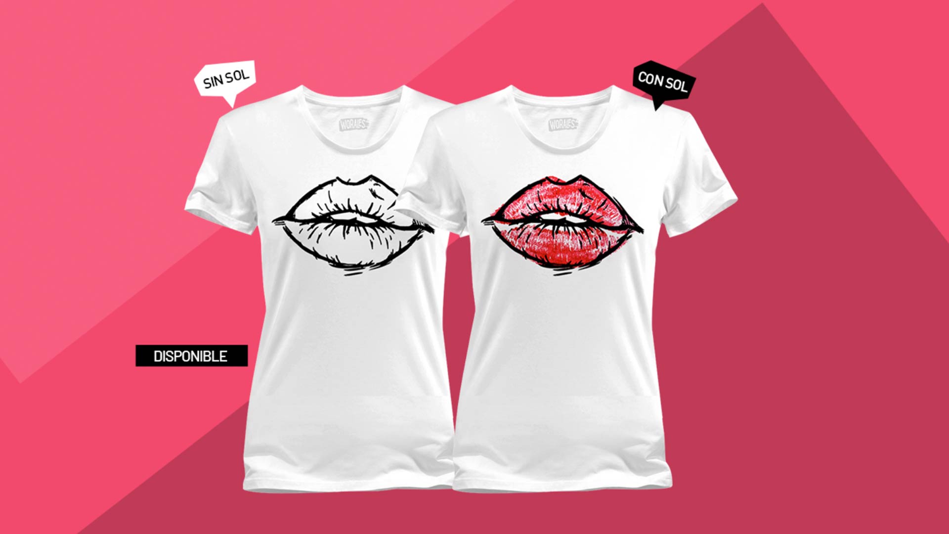 Playera Worales beso