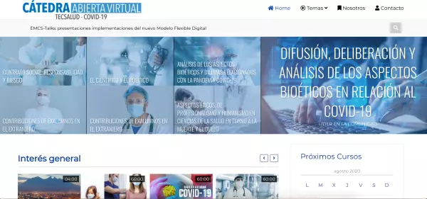 Cátedra Abierta Virtual TecSalud COVID-19