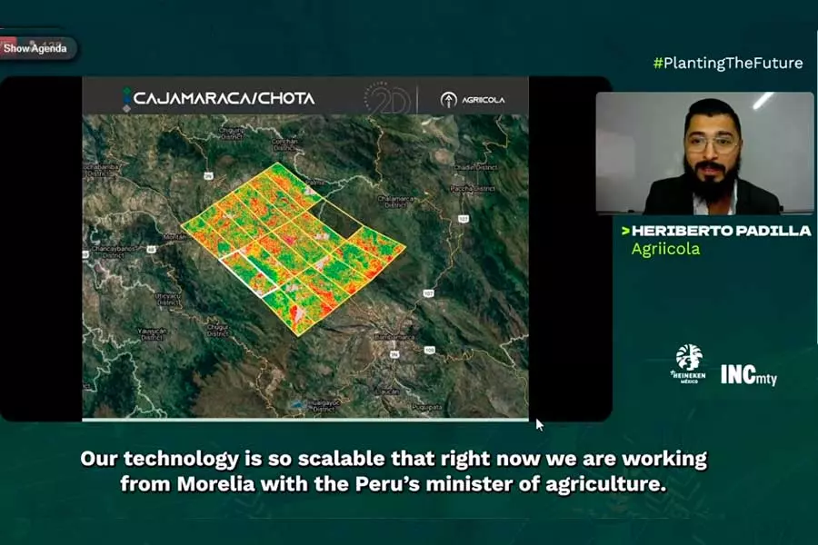 Agriicola utiliza tecnología satelital para dar información a agricultores.