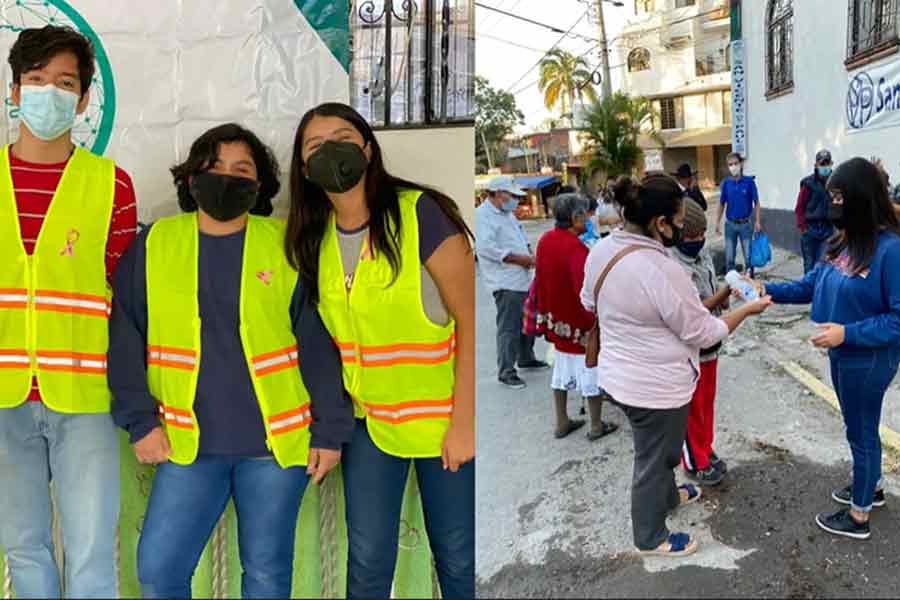 Alejandra Plata participa en diversos proyectos de apoyo social.