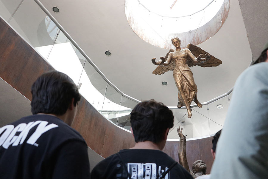 Alumnos PrepaTec Obregón en su visita al Tribunal Electoral del Estado