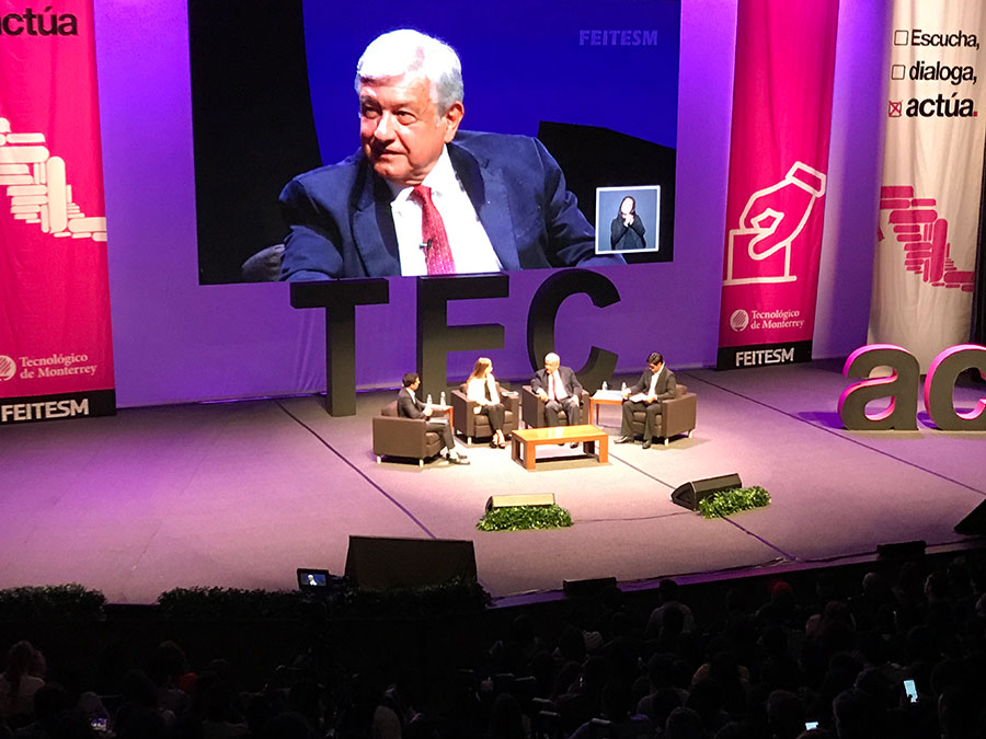 López Obrador en el Tec