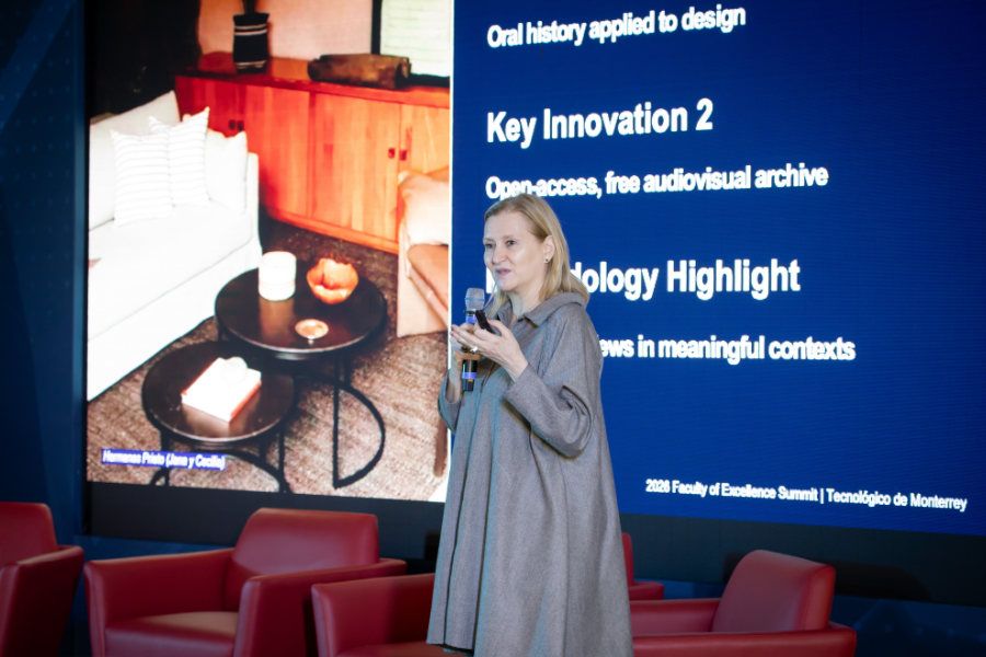 Ana Elena Mallet present&oacute; su proyecto para crear un archivo digital abierto de historia oral del dise&ntilde;o latinoamericano.