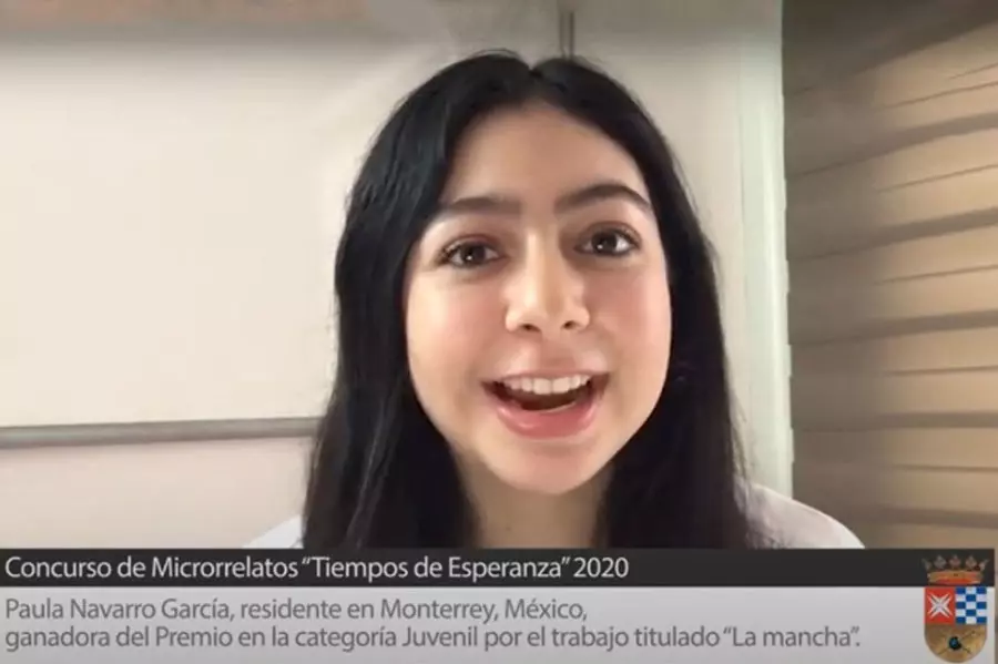 Paula Navarro ganadora del concurso microrrelatos "Tiempos de Esperanza"