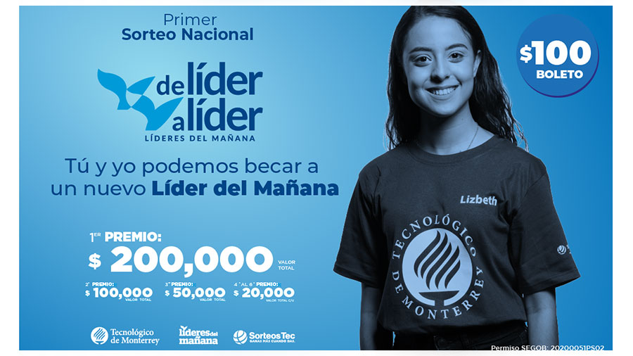 Imagen promocional del sorteo 1Lider+