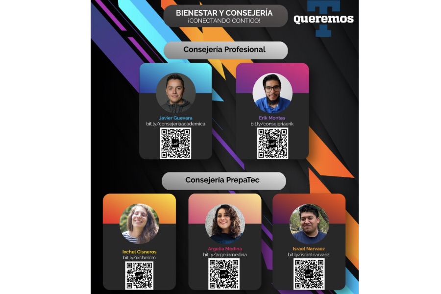 Equipo del Departamento de Bienestar y Consejería en Campus San Luis Potosí