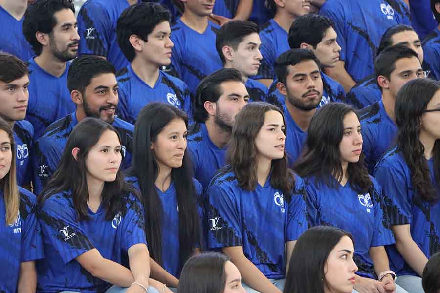 Las y los deportistas del campus Monterrey tuvieron en la foto oficial de Universiada Nacional 2024.