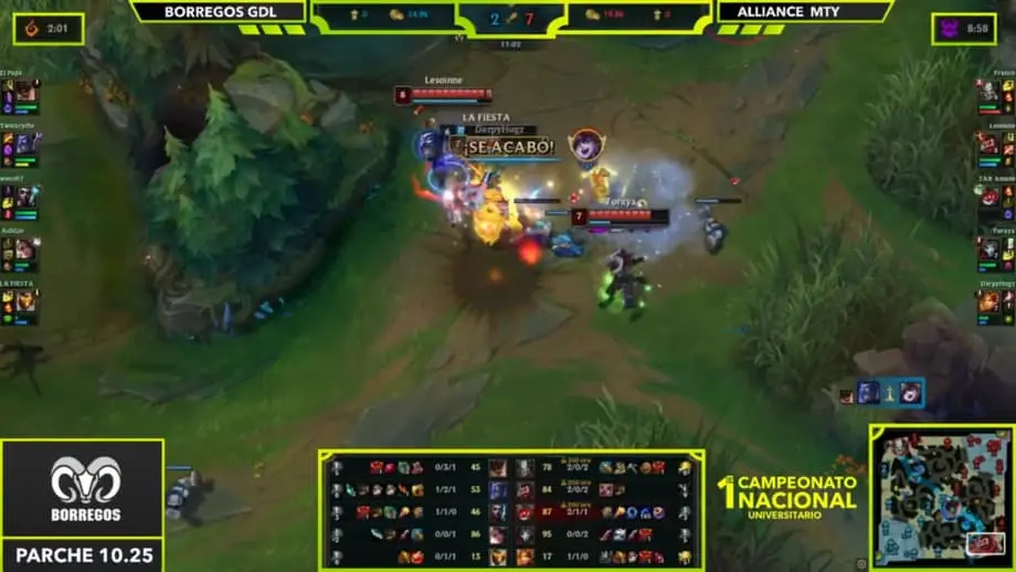 Borregos GDL en la final del primer Campeonato Nacional Universitario de eSports