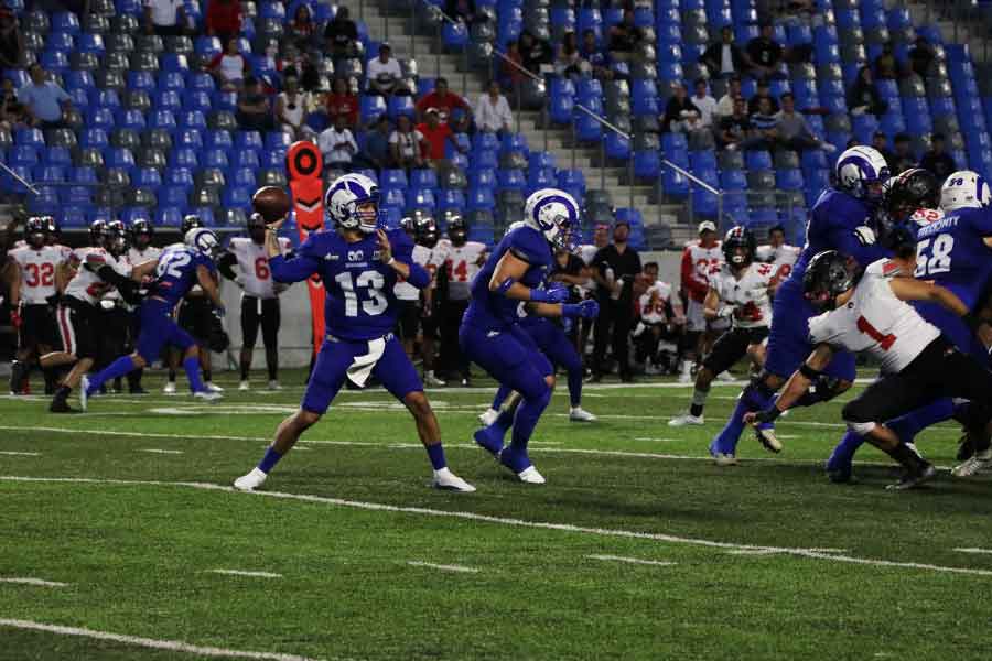 El juego de Borregos Monterrey vs Linces UVM fue el primero de local para los del campus Monterrey.