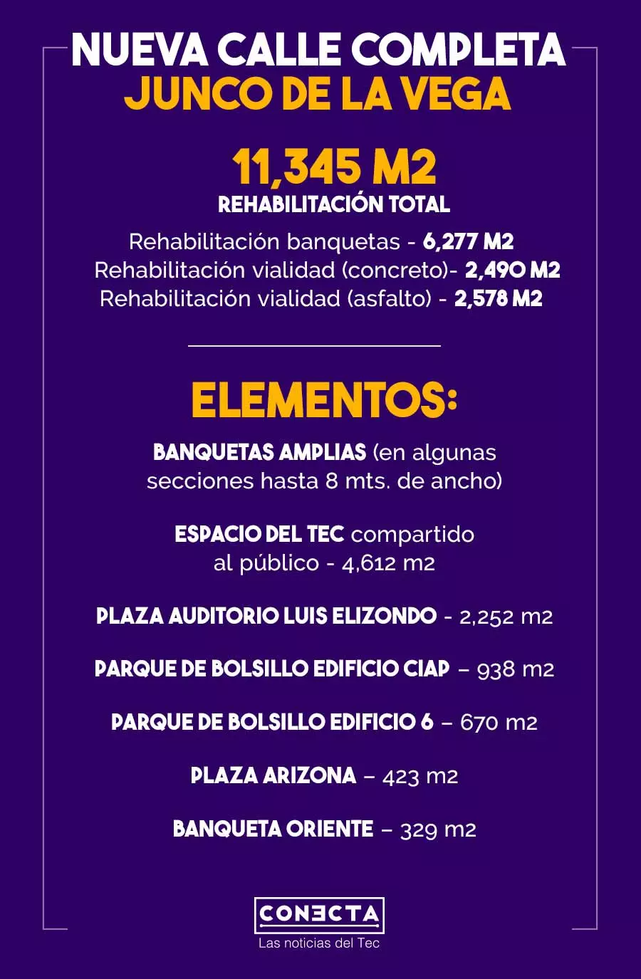 Gráfico calle completa Junco de la Vega