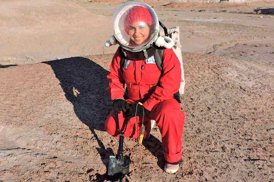 Carmen Félix, primera astronauta análoga mexicana