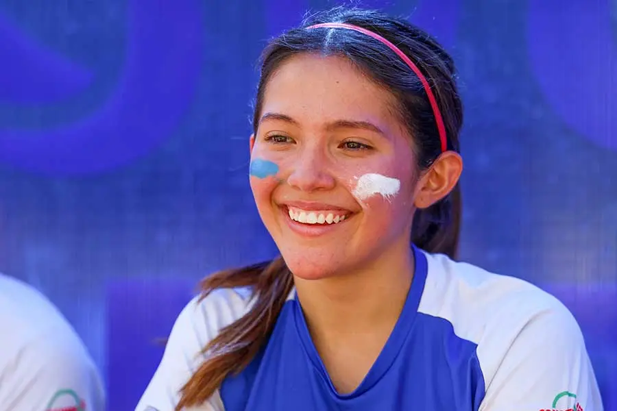 Carolina Weber, jugadora de Borregos Monterrey de futbol soccer femenil en PrepaTec.