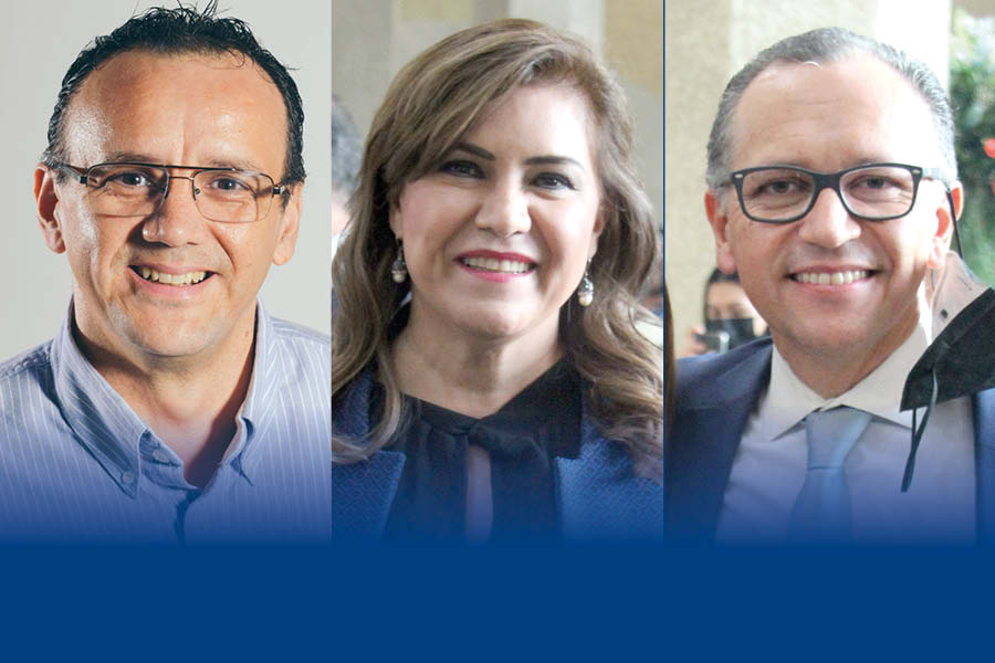 Gerardo González, Elsa Fernández y Luis López.  