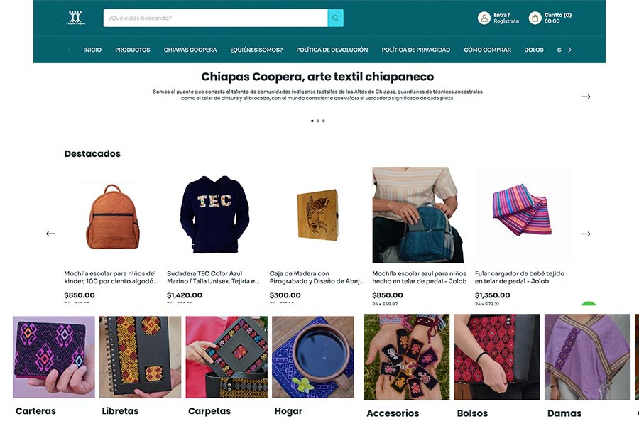 chiapas coopera tienda online
