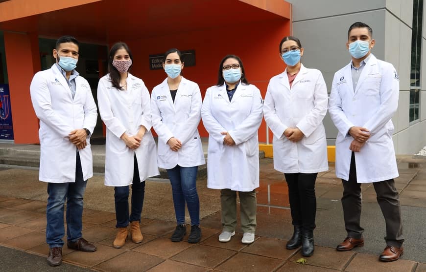 Equipo de investigadores del Tec Guadalajara creadores de la prueba rápida para detectar Covid-19.