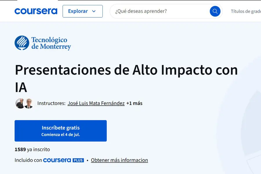 Curso MOOC del Tec de Monterrey