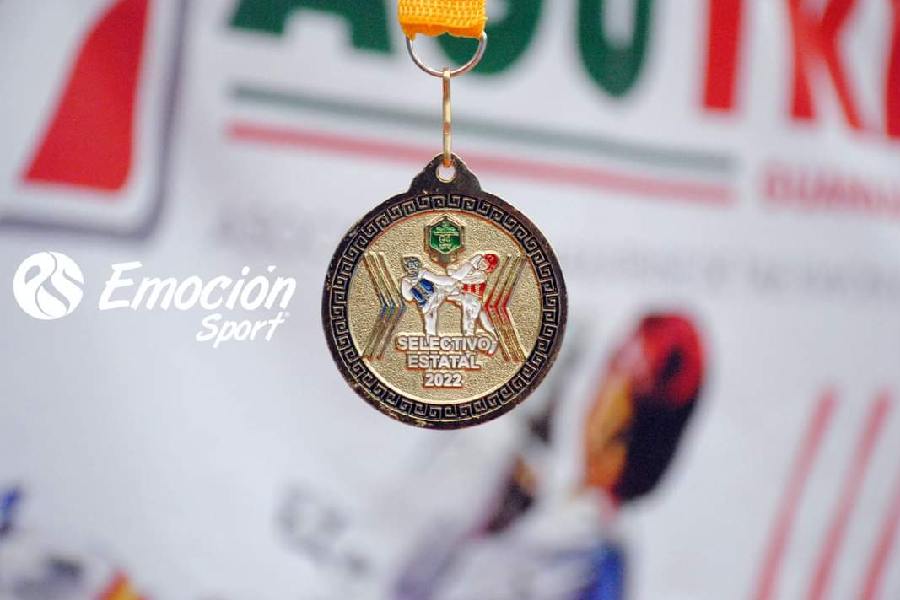 La medalla de tercer lugar que obtuvo Dafne.