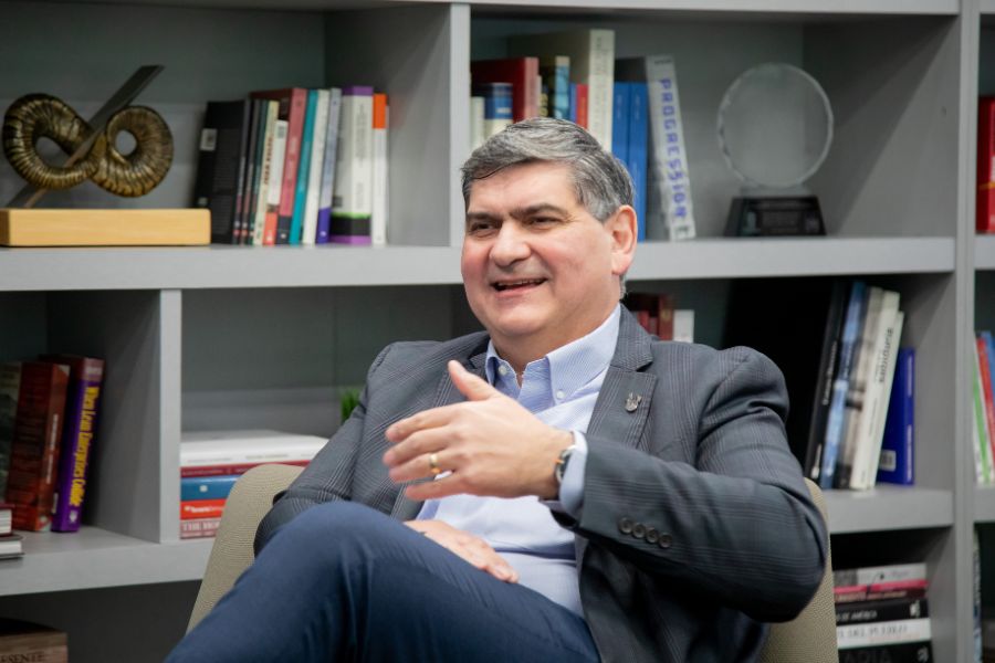 David Garza Salazar, presidente ejecutivo del Grupo Educativo Tecnol&oacute;gico de Monterrey