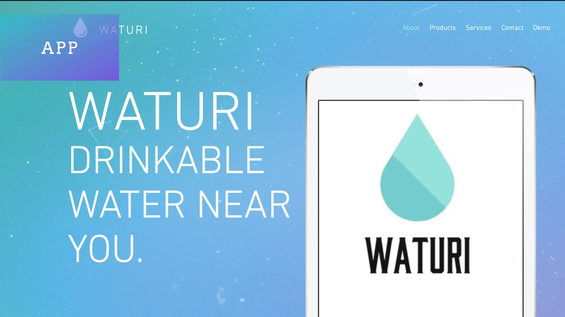 Lema de Waturi: Water in demand, anytime, anywhere.