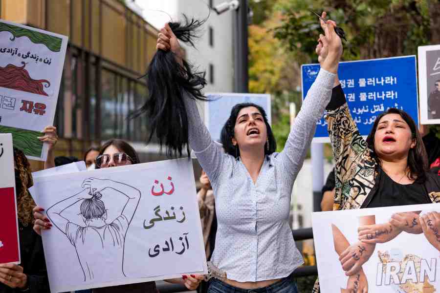 Diáspora en protesta por muerte de Mahsa Amini en Irán