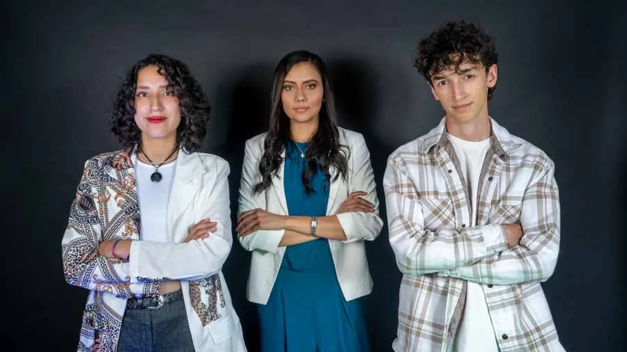 Diego, Alexandra y Floralice