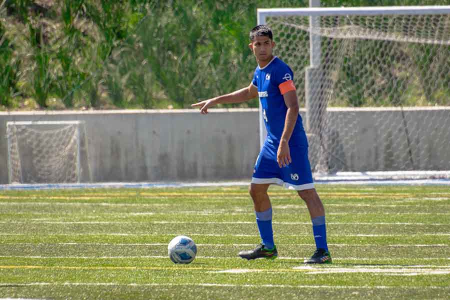 Diego Manzo, jugador de Borregos Monterrey de fútbol soccer