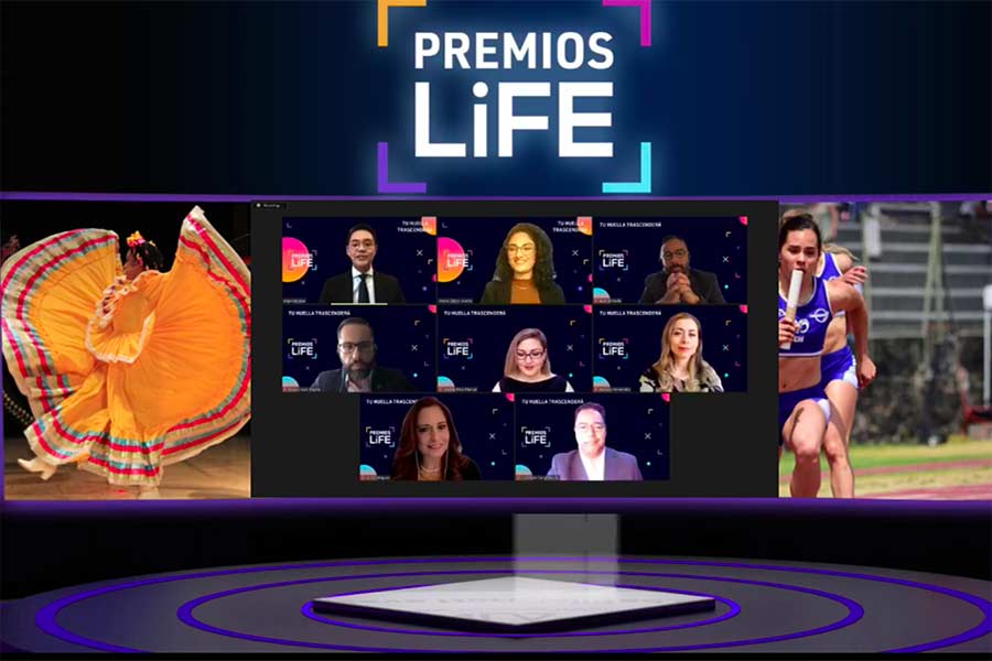 Directivos del Tec Ciudad de México, durante los premios LiFE