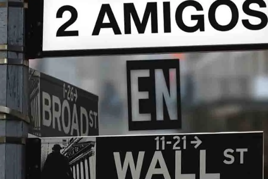 Dos amigos en Wall Street