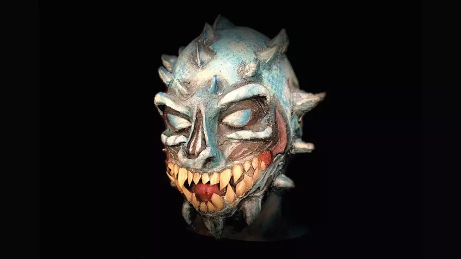Dragón hecho de maquillaje de fantasía por estudiante del Tec