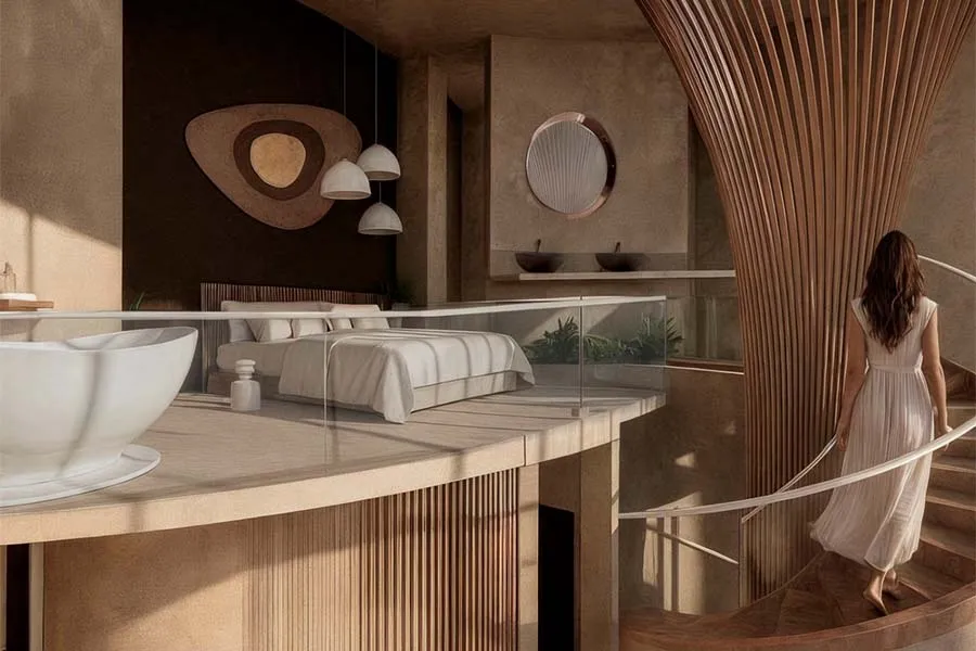 Mexicanos compiten globalmente con hotel inspirado en dunas sonorenses