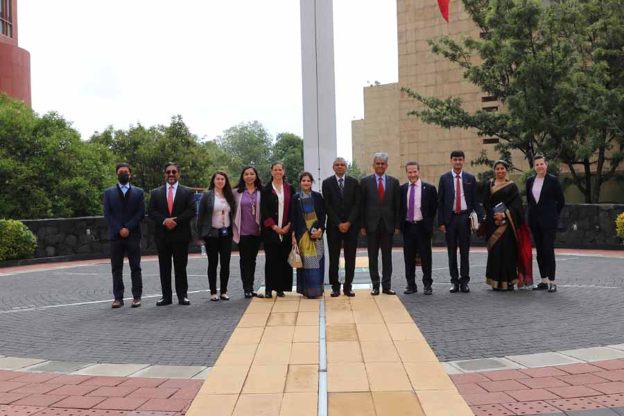 La embajada de la India visita Tec CSF para acuerdos educativos