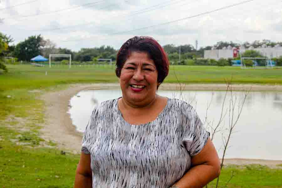 Emilia Diaz en laguna Tec Campus Tampico 