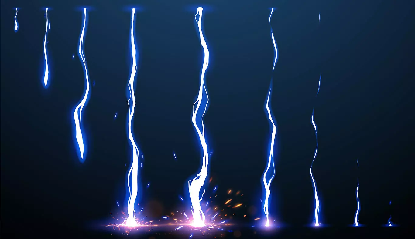 Simulación de rayos gamma.
